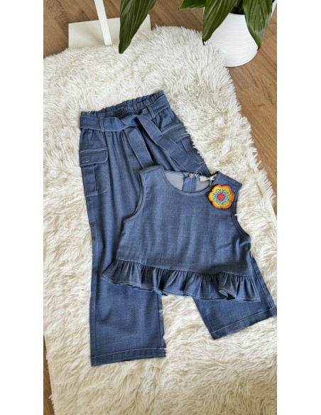 Pantalone Cinque Tasche in Denim