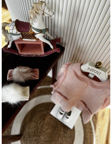 Abitino in tweed rosa