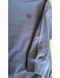 Felpa blu girocollo 2