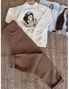 Pantalone cammello 2