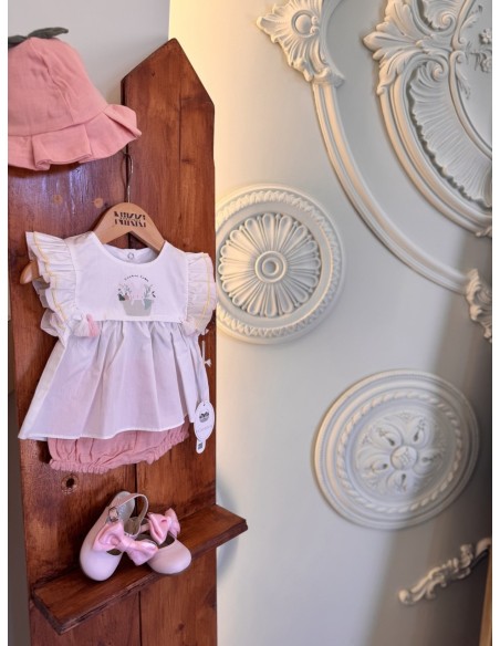Completo 3pz blusa,short e cappellino