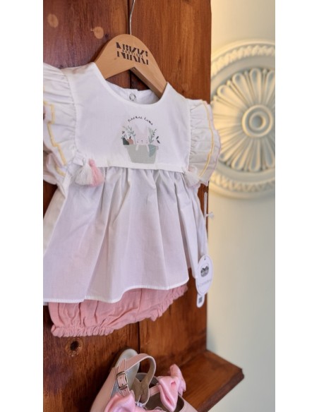 Completo 3pz blusa,short e cappellino