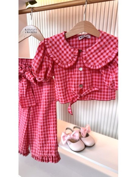 Camicia a quadri nodo