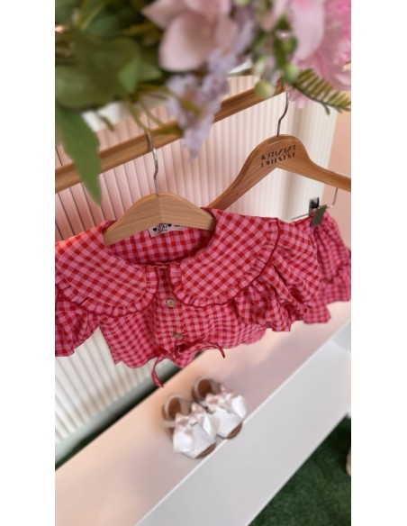 Camicia a quadri nodo